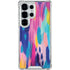 Pink Sparkle Brush Stroke by Etta Vee Galaxy S25 Ultra Clear Case